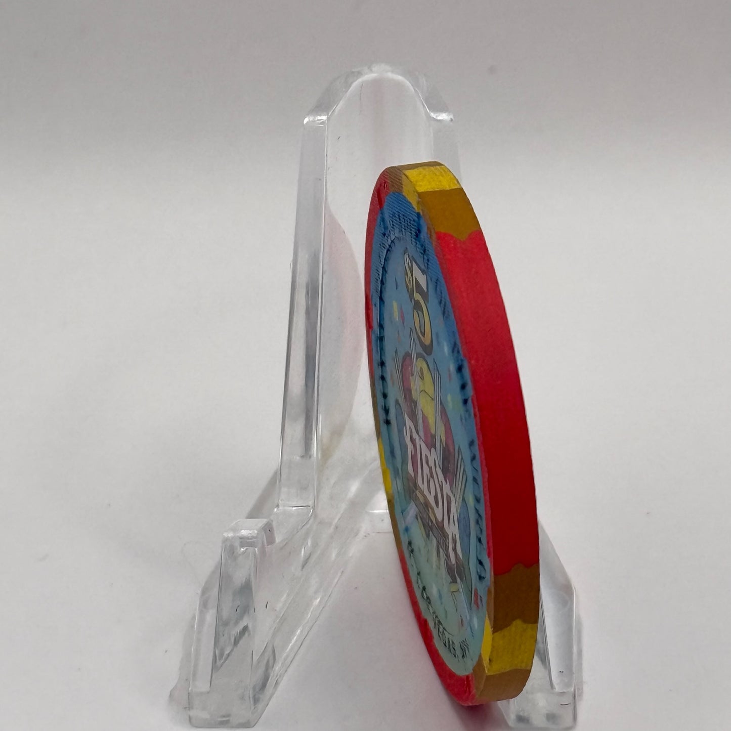 Fiesta Rancho N. Las Vegas Nevada 1997 'United States Air Force 50th Anniversary' LE $5 Casino Chip N9651