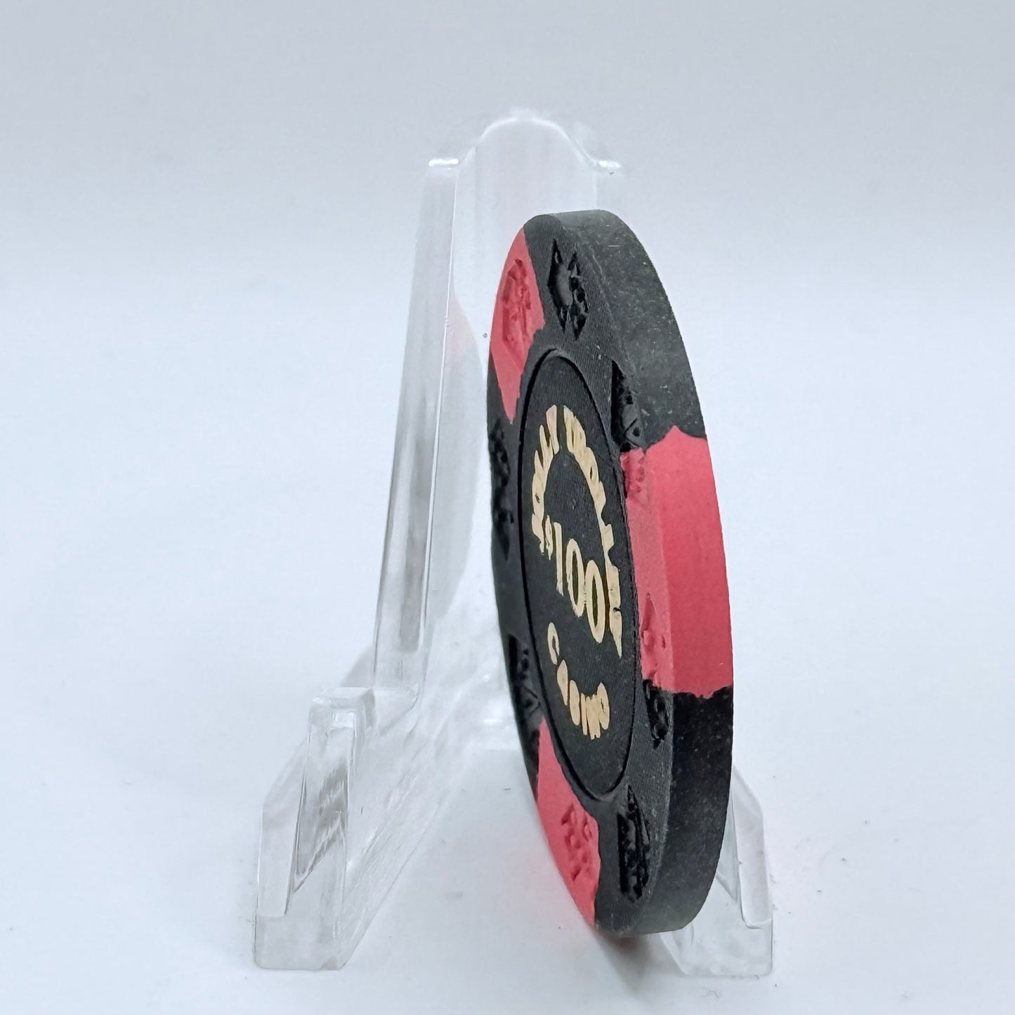 Jolly Trolley Las Vegas Nevada 1977 'Borland' $100 Casino Chip N7157.1