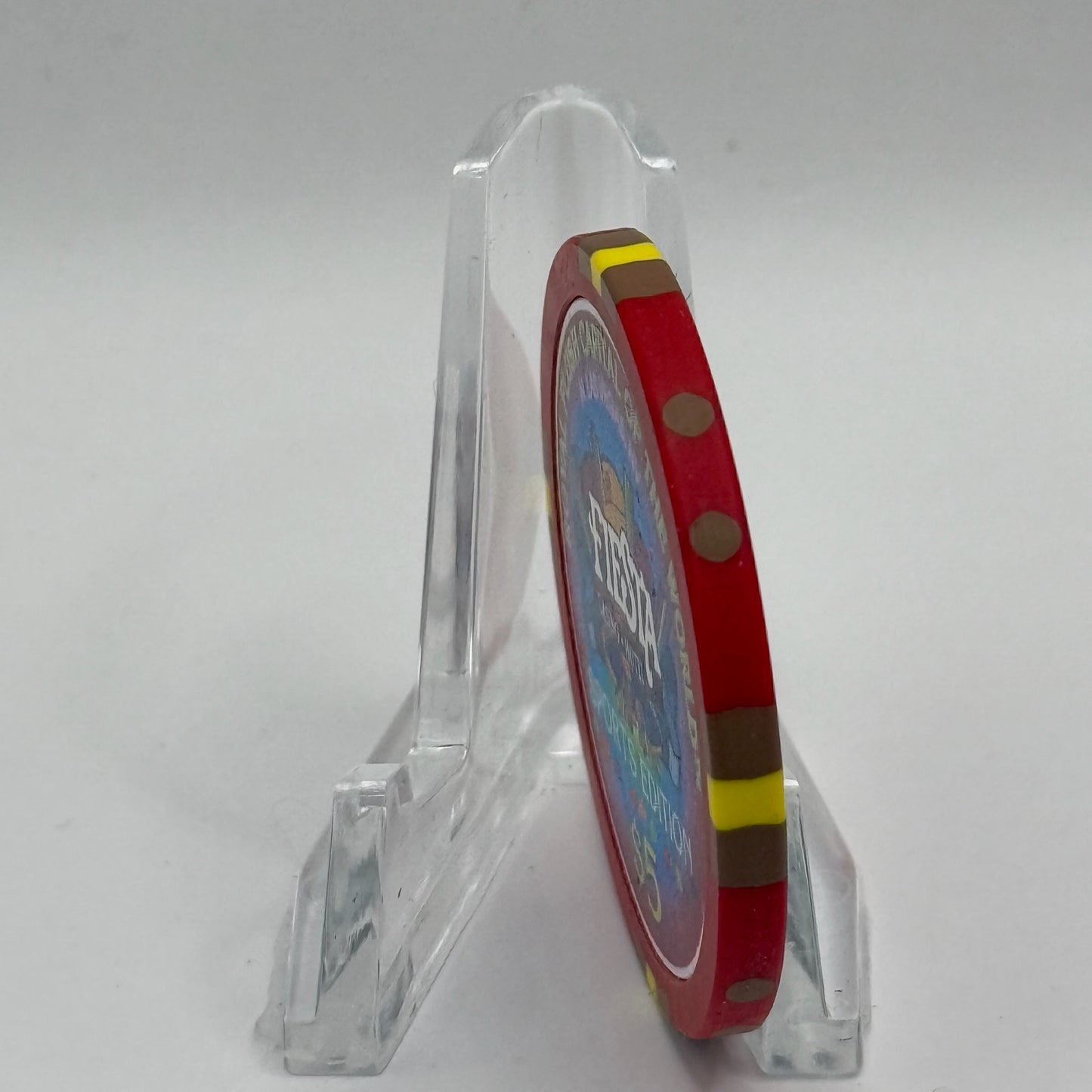 Fiesta Rancho N. Las Vegas Nevada 1998 'Slam Dunk $25000 Blackjack Tournament' LE $5 Casino Chip N9644