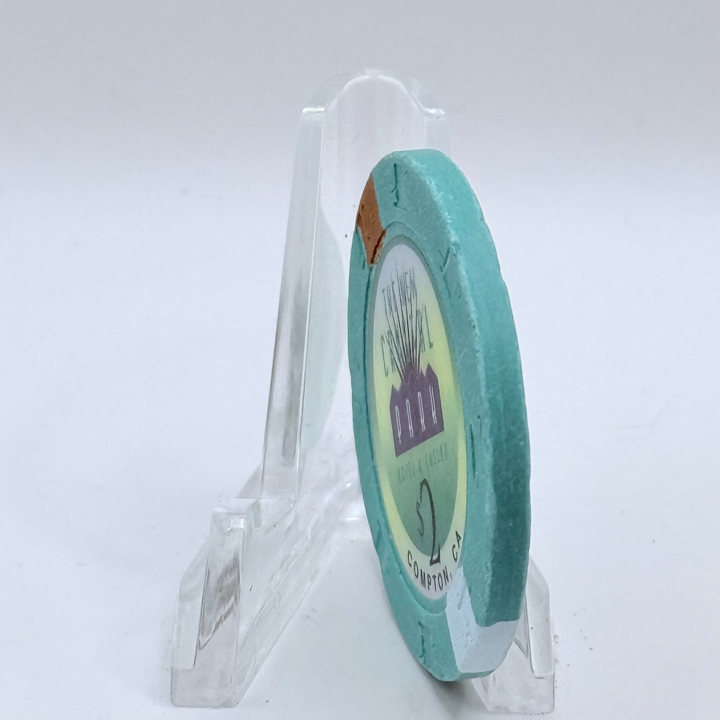 New Crystal Park Casino Compton California $2 Casino Chip