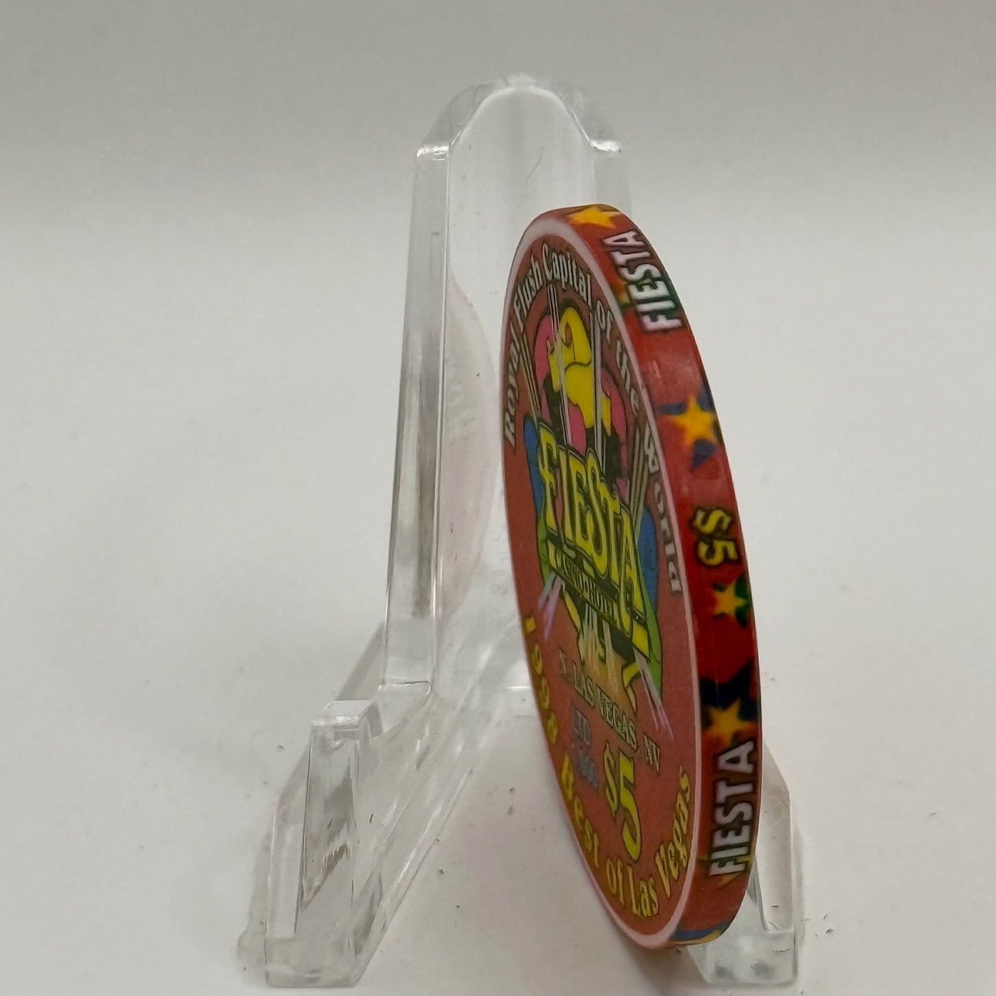 Fiesta Rancho N. Las Vegas Nevada 1998 'Best Buffet' LE $5 Casino Chip V2412
