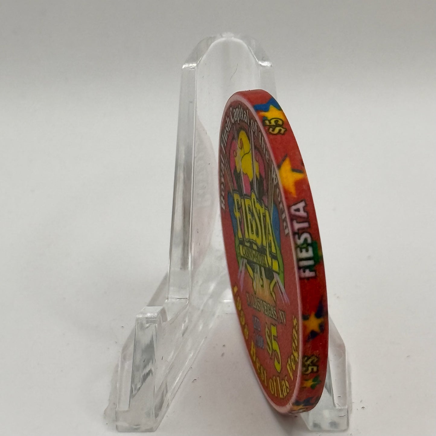 Fiesta Rancho N. Las Vegas Nevada 1998 'Best Mexican Restaurant' LE $5 Casino Chip V2413