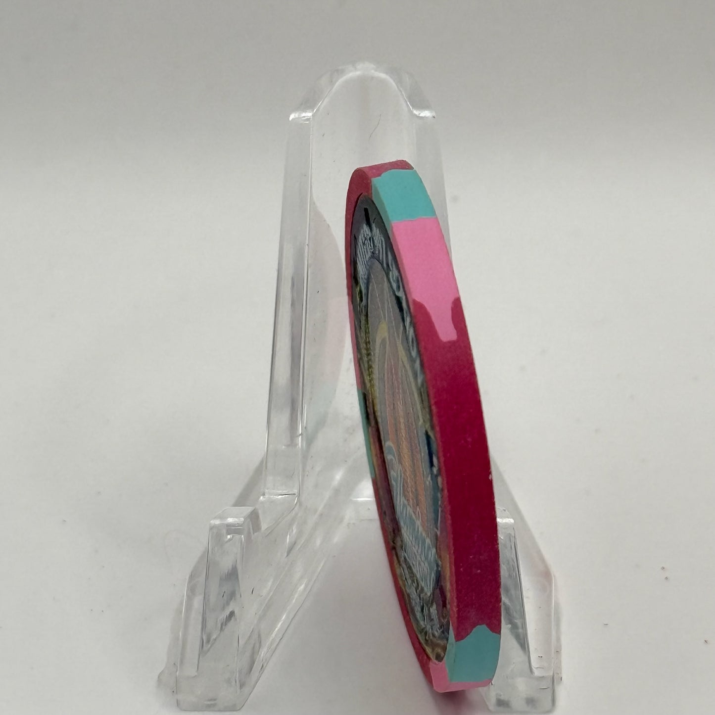 Flamingo Hilton Laughlin Nevada 1997 'Leather Jacket' Series 5 LE $5 Casino Chip N9700