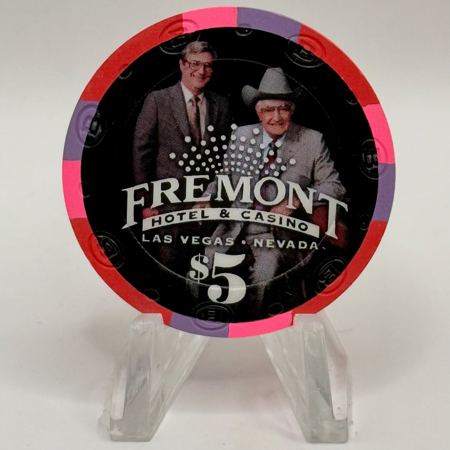 Fremont Las Vegas Nevada 2015 '40 Years Of Boyd Style' LE $5 Casino Chip D2082