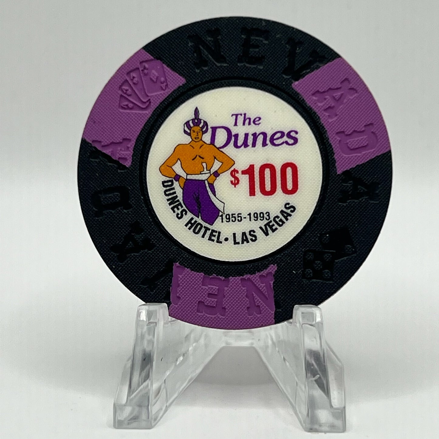 Dunes Hotel Casino Las Vegas NV 1994 Series 11 $100 Imitation Chips N5989