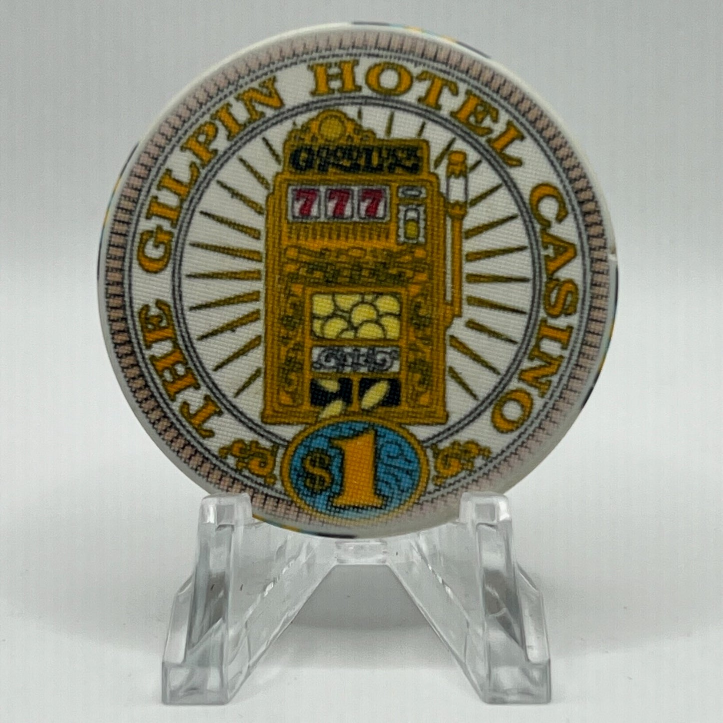 The Gilpin Black Hawk Colorado 1992 $1 Casino Chip