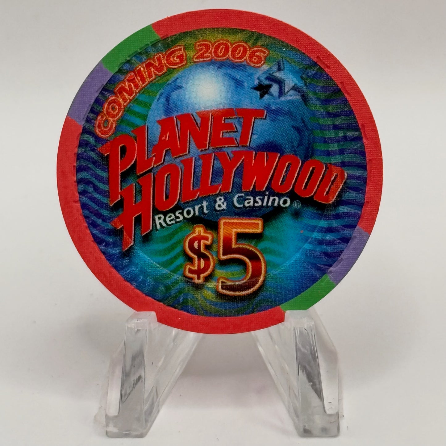 Aladdin Resort & Casino Las Vegas Nevada 2005 'Mike Epps' LE $5 Casino Chip E4807
