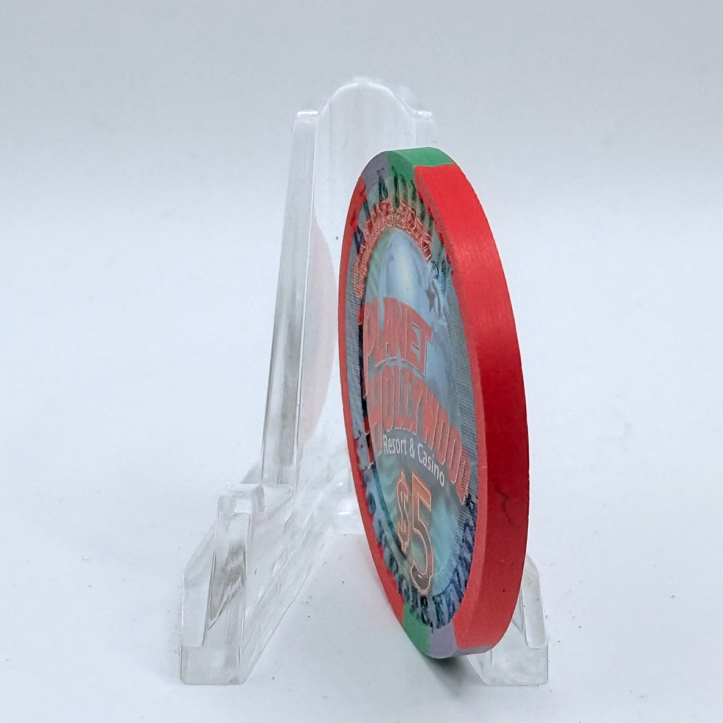 Aladdin Resort & Casino Las Vegas Nevada 2005 'John Waite' LE $5 Casino Chip E4840