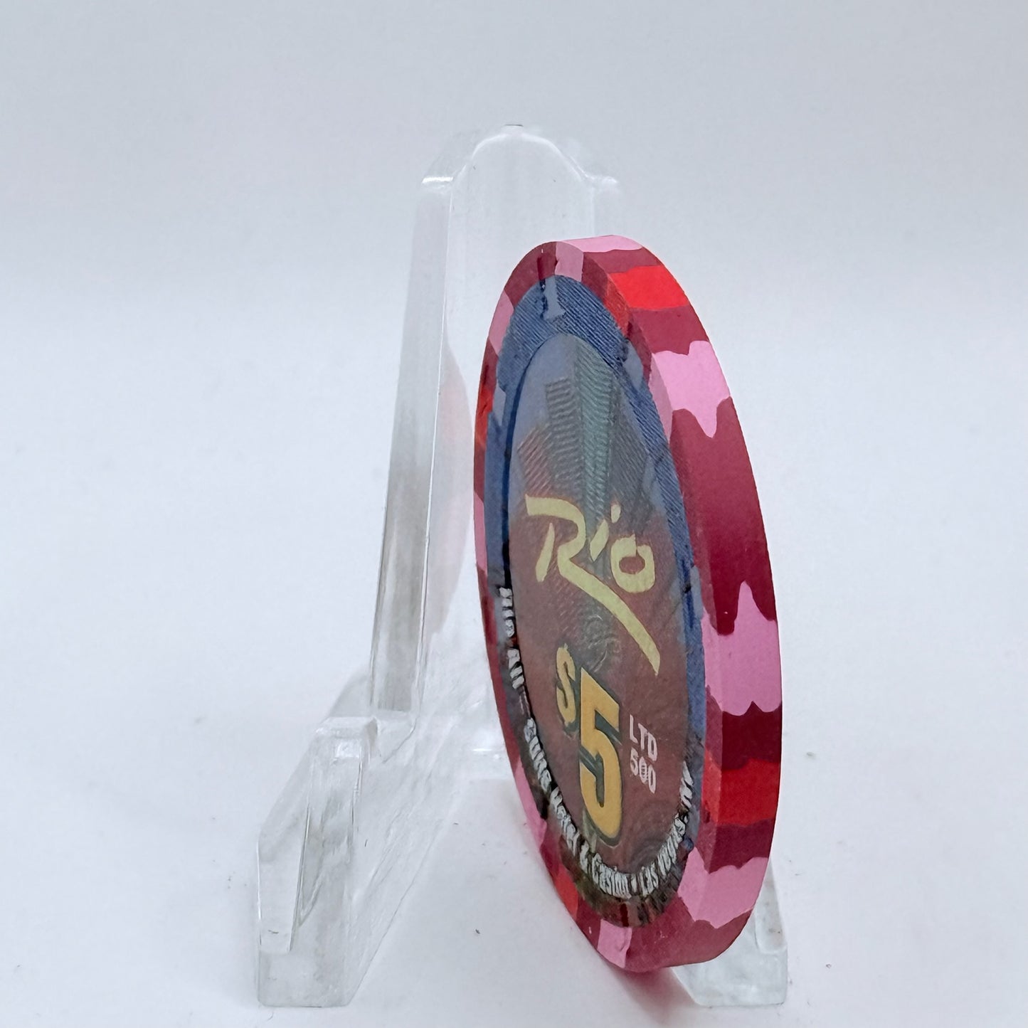 Rio Las Vegas Nevada 2004 'Partridge In A Pear Tree' Series 17 LE $5 Casino Chip E4065