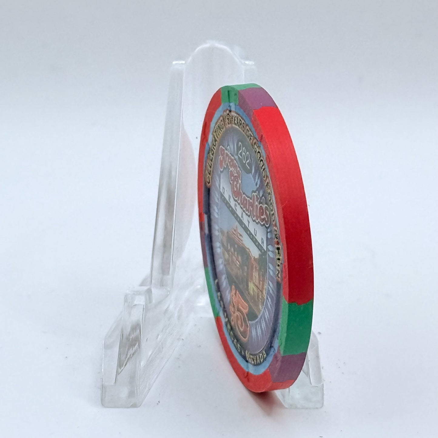 Arizona Charlie's Decatur (West) Las Vegas Nevada 2007 'And They're Off' LE $5 Casino Chip E6192