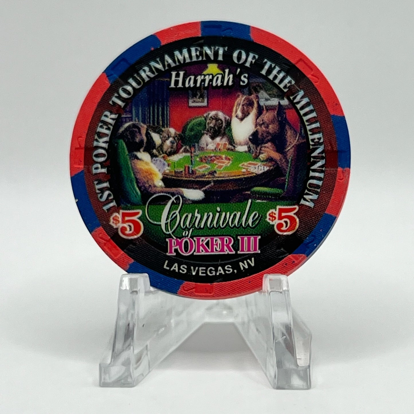 Harrah's Las Vegas Nevada 2000 LE $5 Casino Chip V4465