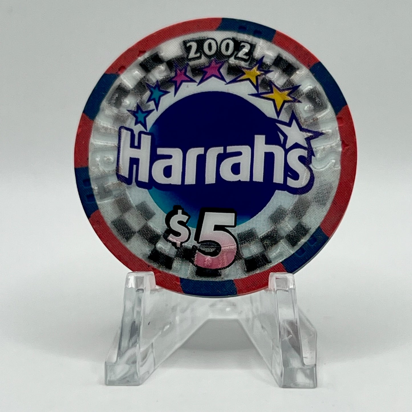Harrah's Las Vegas Nevada 2002 LE $5 Casino Chip V7045