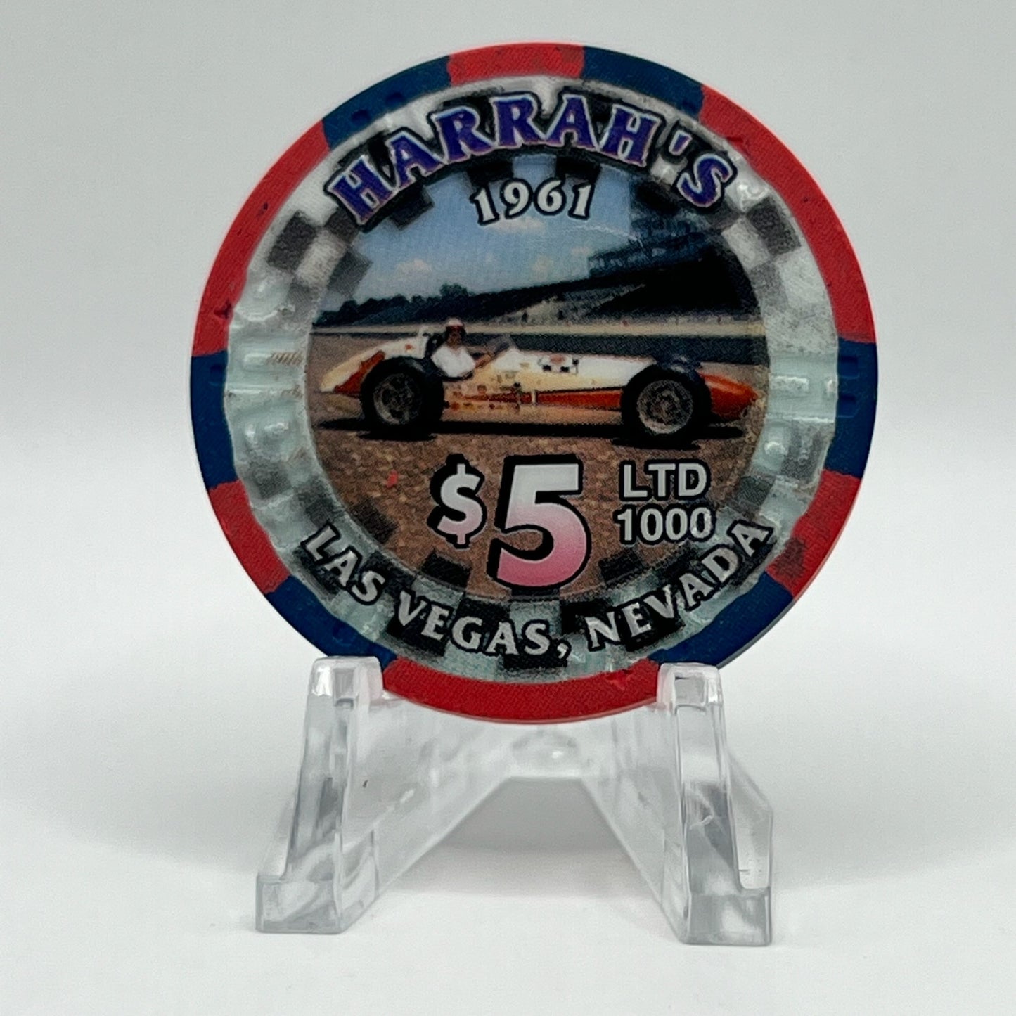 Harrah's Las Vegas Nevada 2002 LE $5 Casino Chip V7045