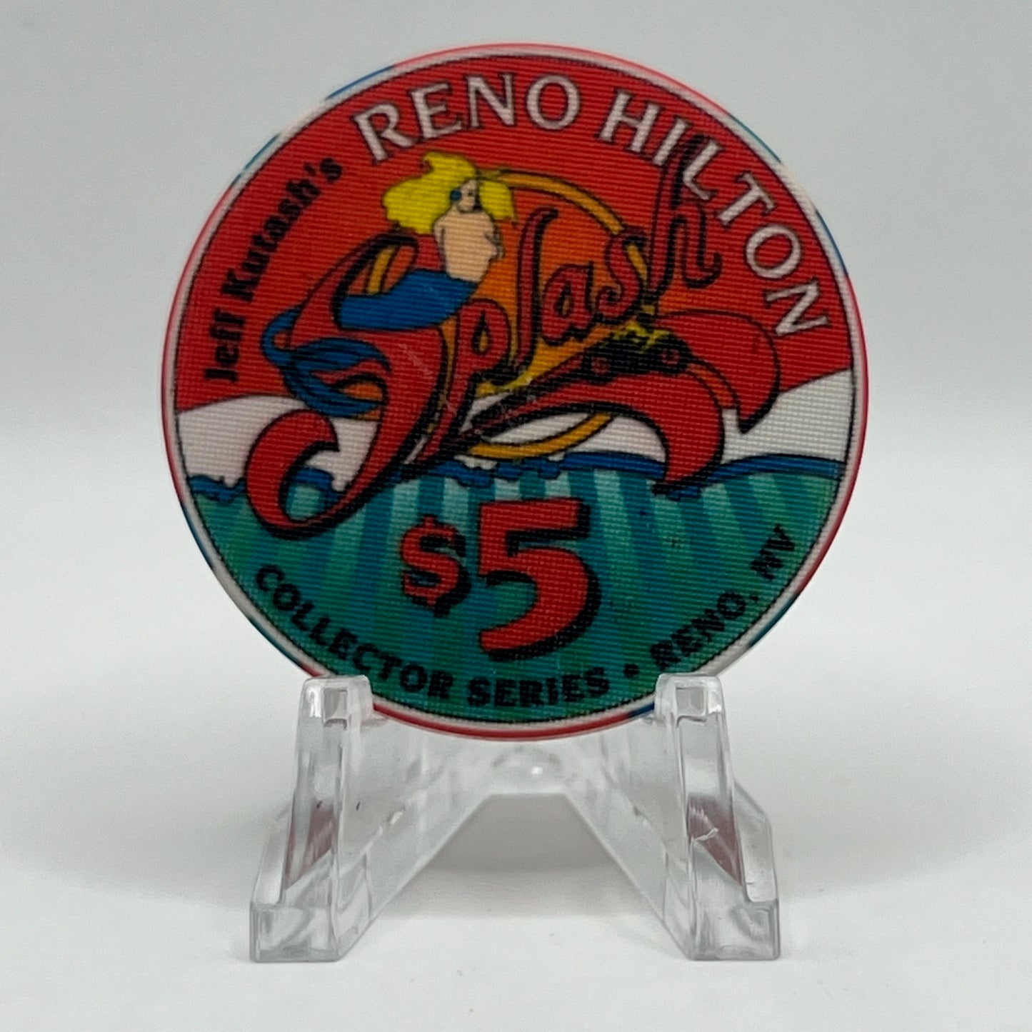Hilton Resort Reno Nevada 1994 LE $5 Casino Chip N0612