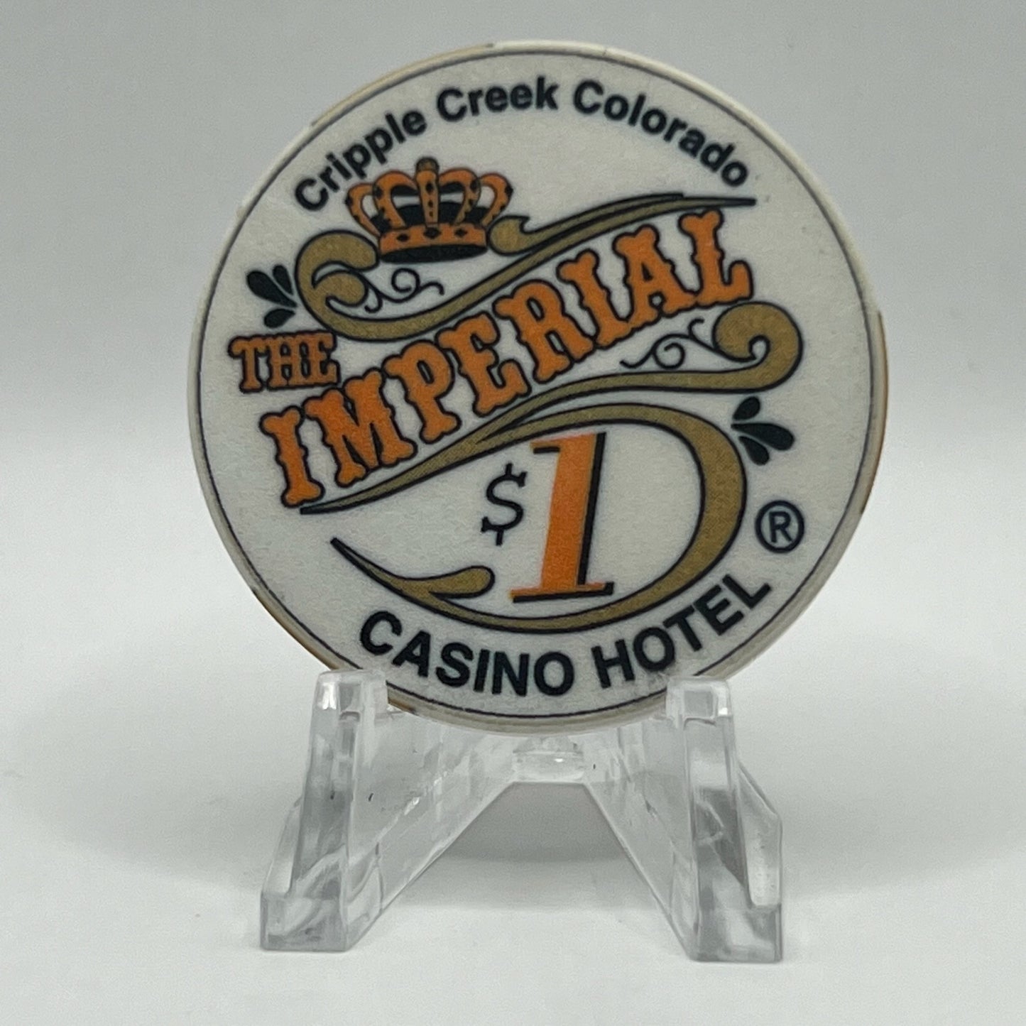 Imperial Cripple Creek Colorado 1996 LE $1 Casino Chip