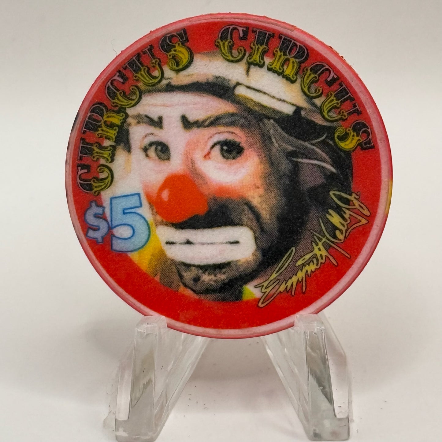 Circus Circus Reno Nevada 1998 LE $5 Casino Chip N9489