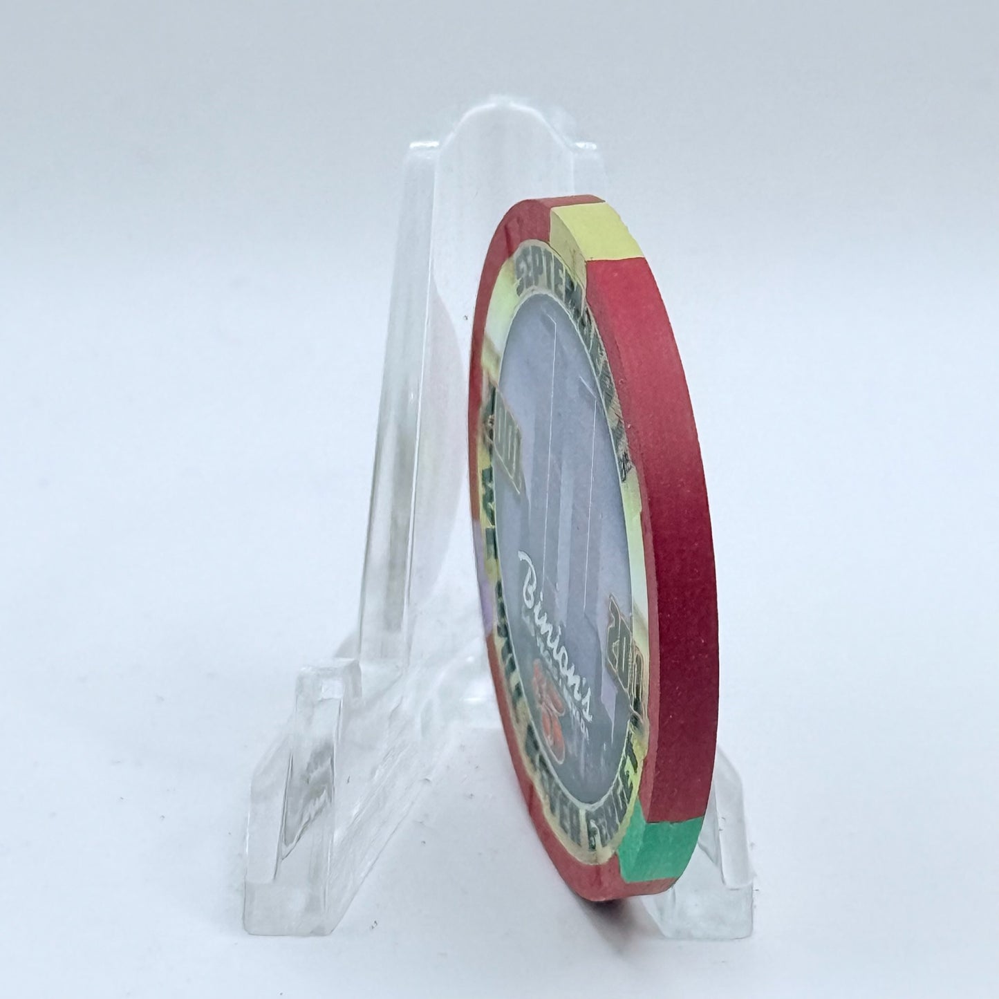 Binion's Gambling Hall Las Vegas Nevada 2011 'We Will Never Forget; September 11' LE $5 Casino Chip D0274