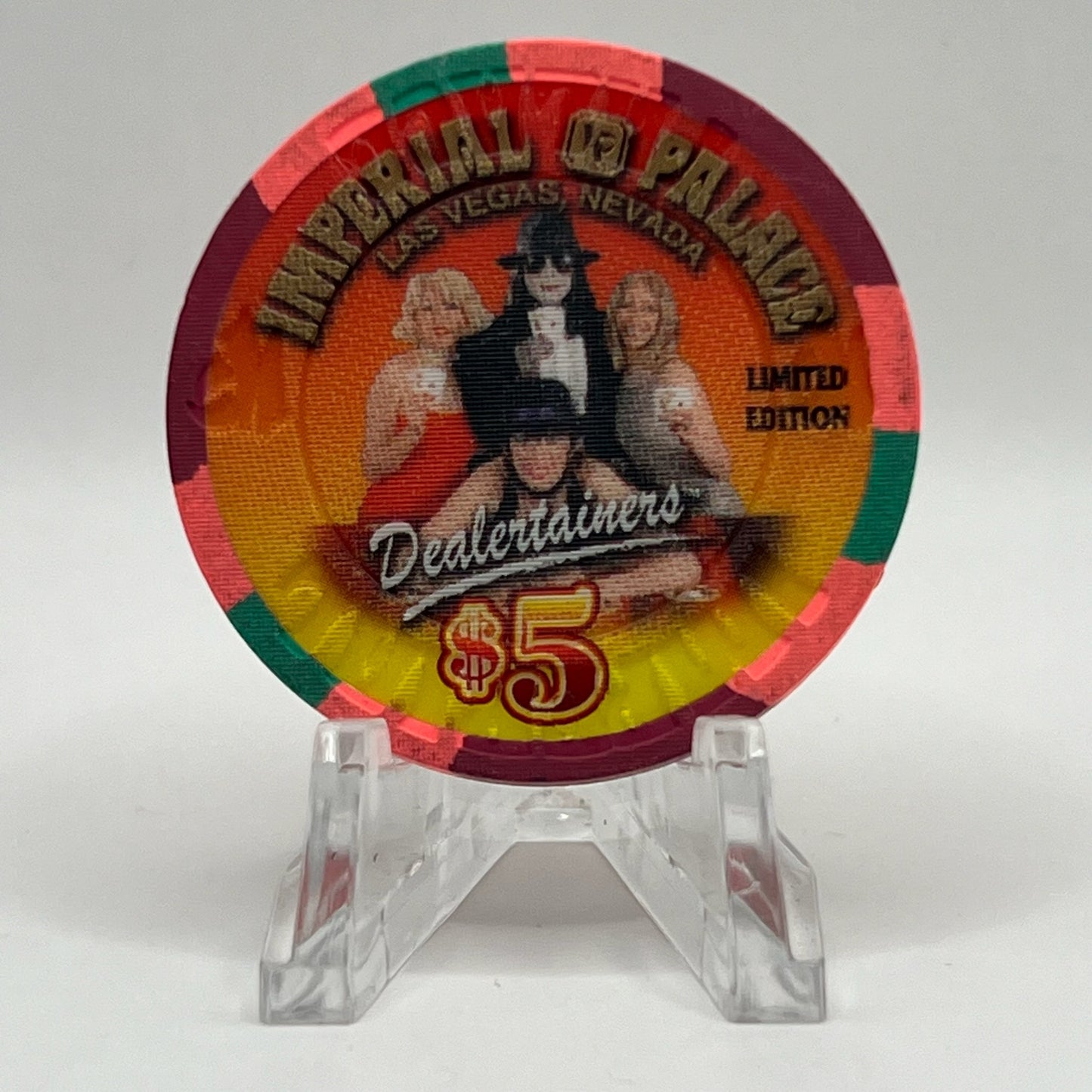 Imperial Palace Legends in Concert Las Vegas Nevada LE $5 Casino Chip