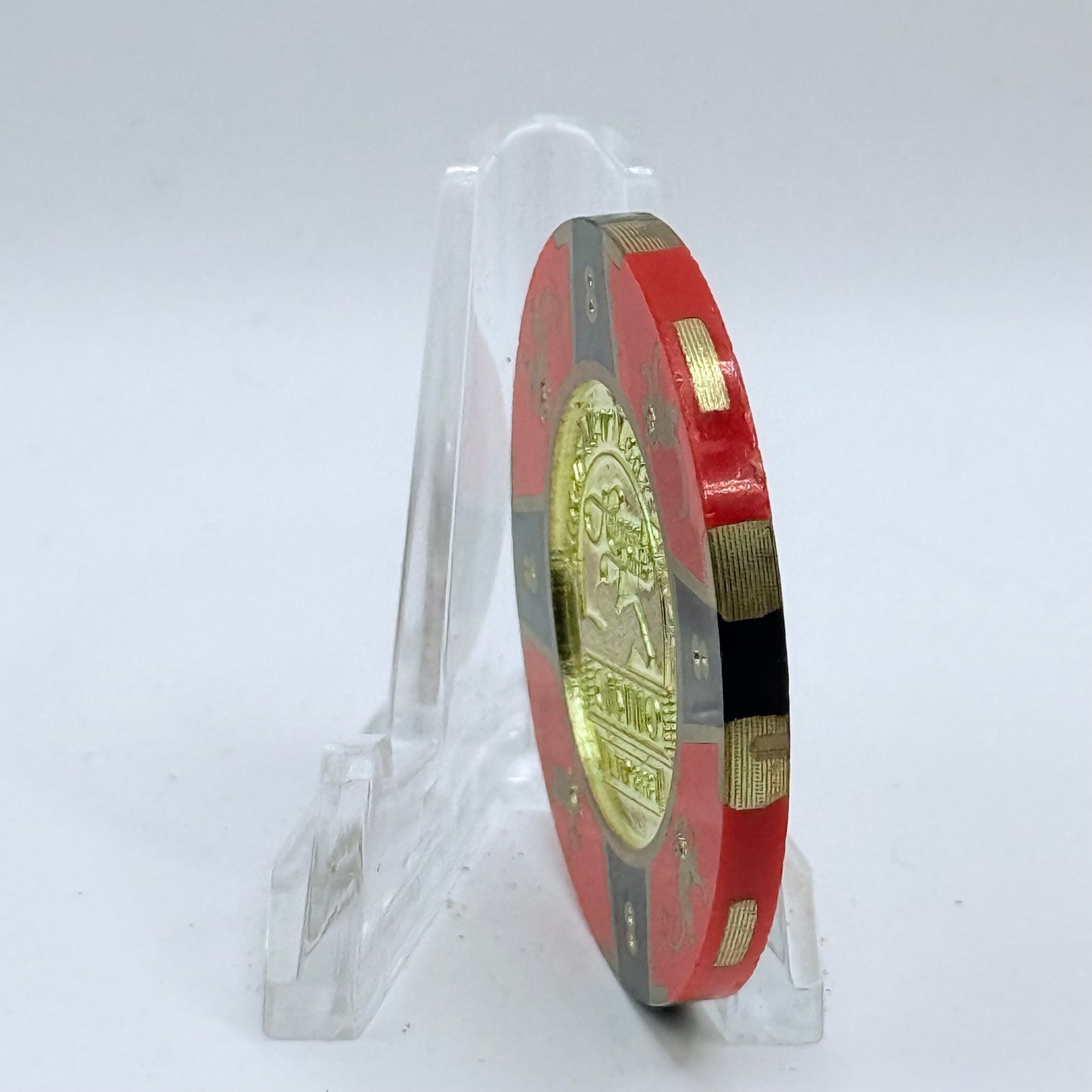 Hollywood Park Casino Inglewood California 2004 'Year Of The Monkey' LE $8 Casino Chip