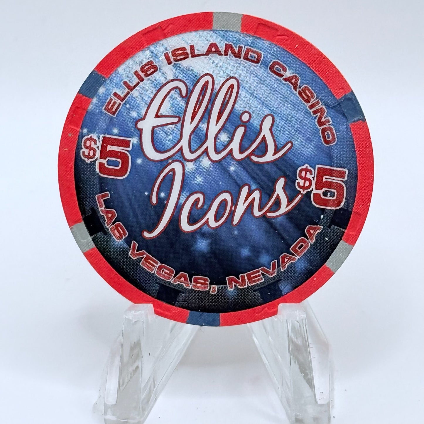Ellis Island Las Vegas Nevada 2015 'Cher' LE $5 Casino Chip D1723