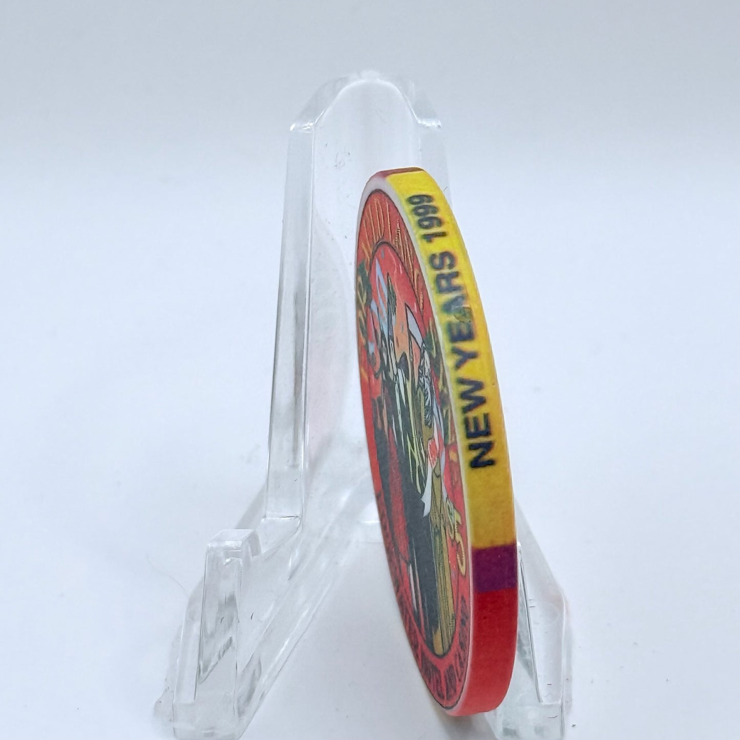 Edgewater Laughlin Nevada 1998 'New Years' LE $5 Casino Chip V2338