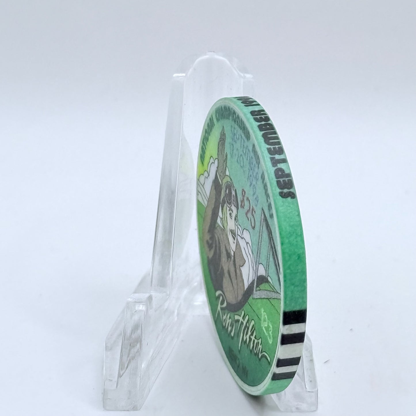 Hilton Resort Reno Nevada 1998 'National Championship Air Races' LE $25 Casino Chip V2781