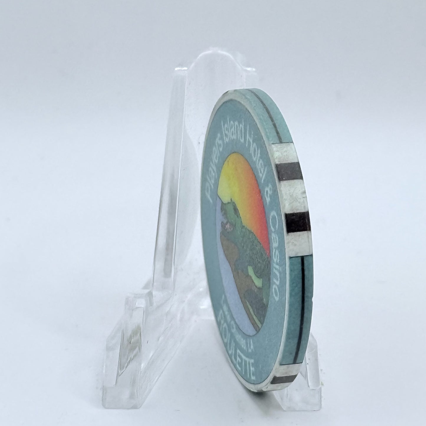 Players Island Lake Charles Louisiana Series 205 Roulette Casino Chip