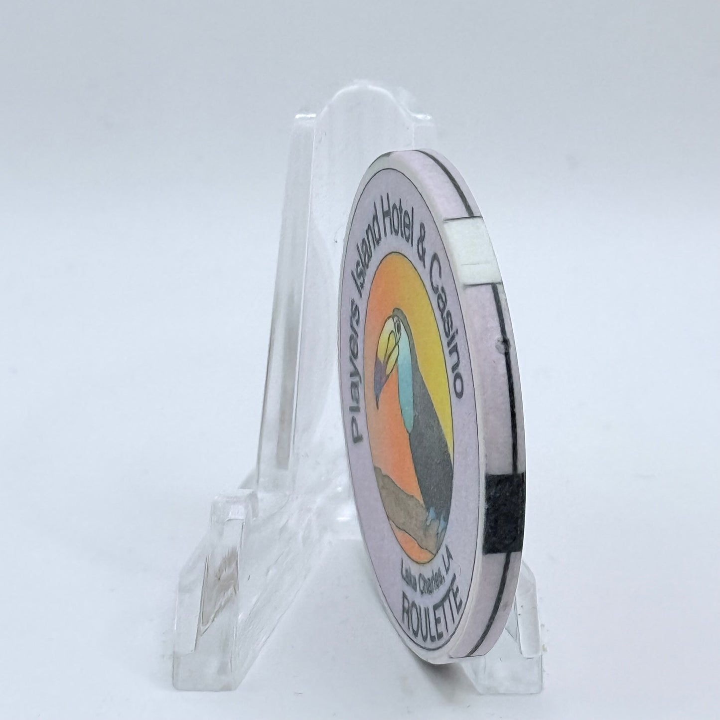 Players Island Lake Charles Louisiana Series 202 Roulette Casino Chip