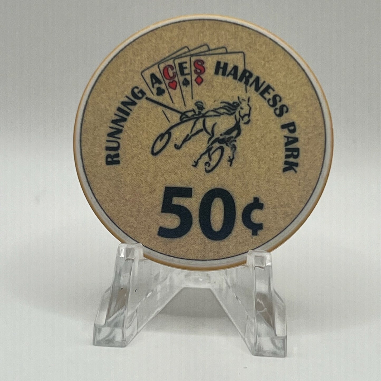 Running Aces Harness Park Columbus Minnesota 2008 $0.50 Casino Chip