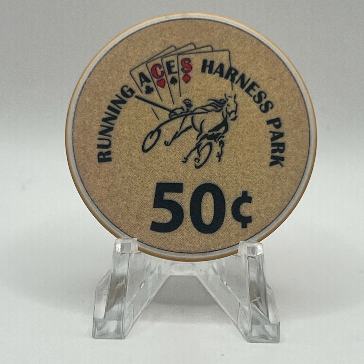 Running Aces Harness Park Columbus Minnesota 2008 $0.50 Casino Chip