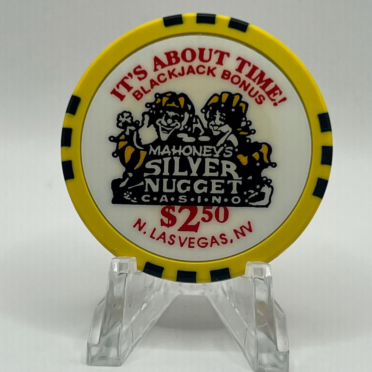Mahoney's Silver Nugget N. Las Vegas Nevada 1996 $2.50 Casino Chip N7923