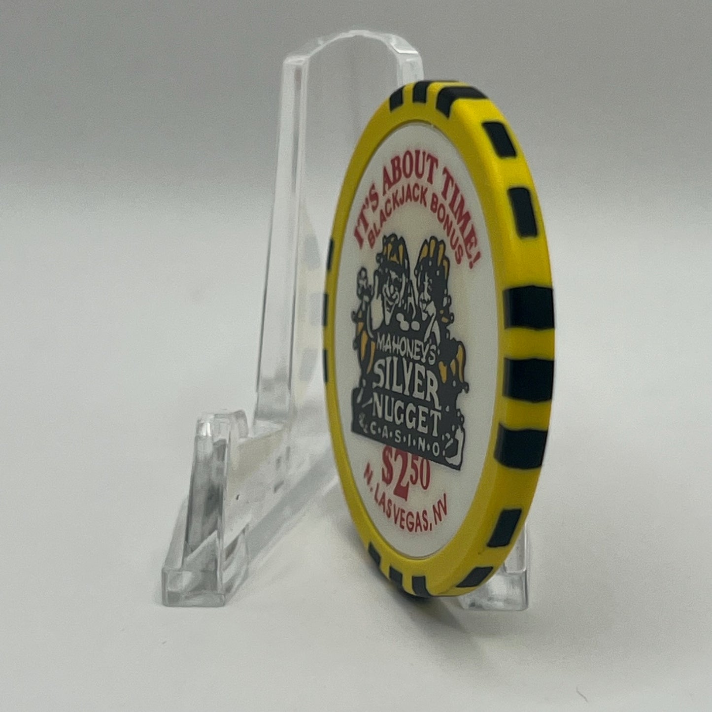 Mahoney's Silver Nugget N. Las Vegas Nevada 1996 $2.50 Casino Chip N7923
