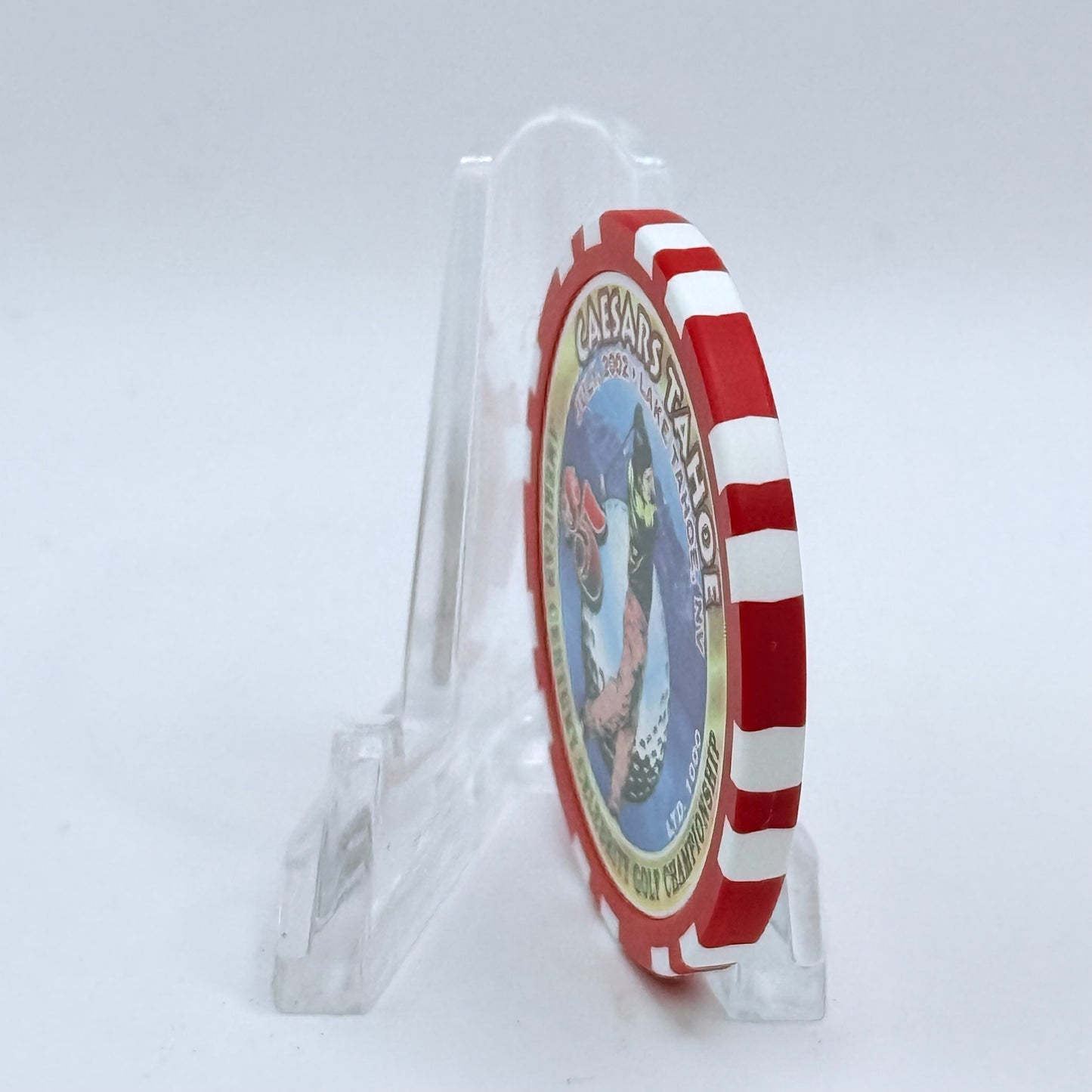 Caesars Tahoe Lake Tahoe Nevada 2002 'American Century Celebrity Golf Championship' LE $5 Casino Chip E0144