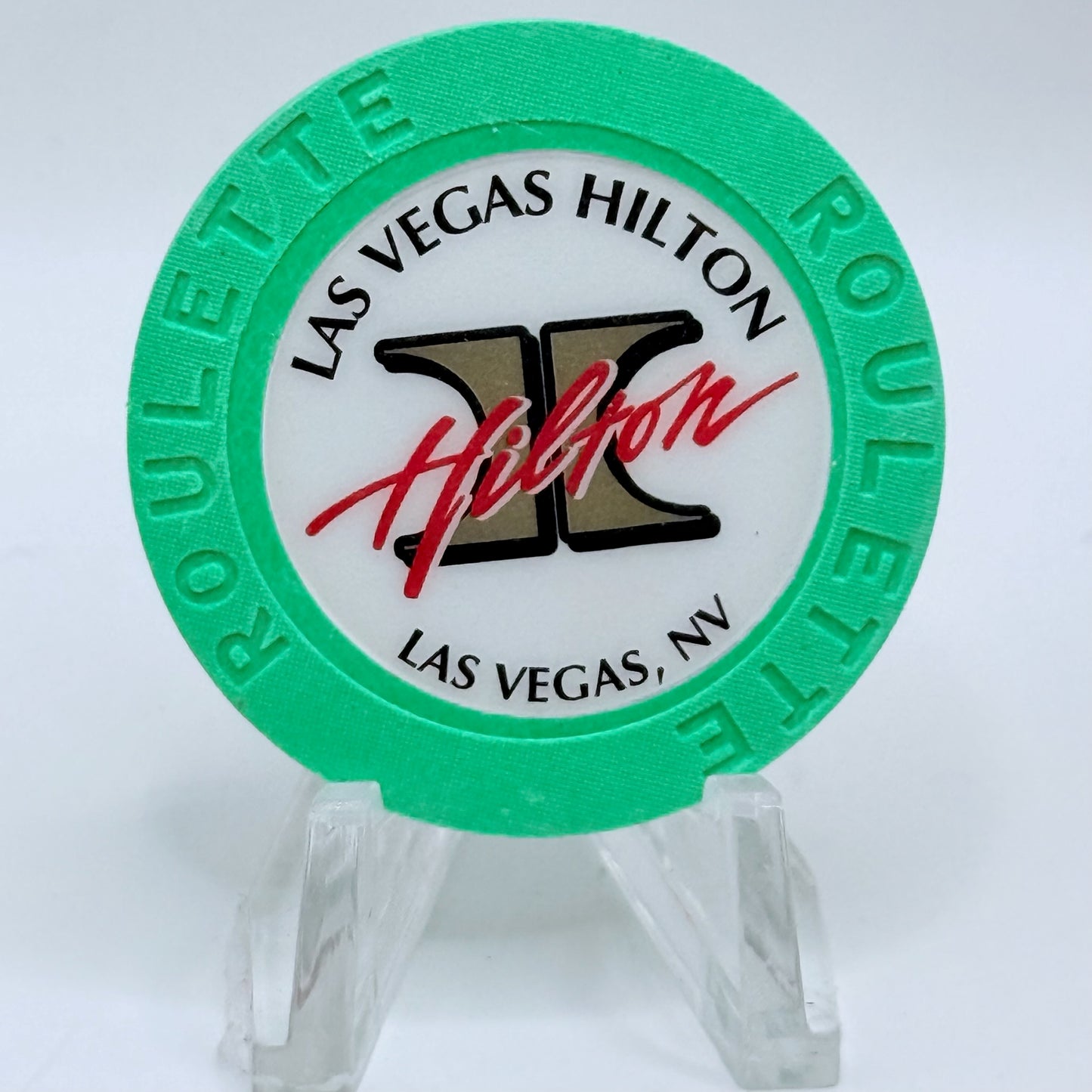 Las Vegas Hilton Las Vegas Nevada 1990 Series 8 Roulette Casino Chip
