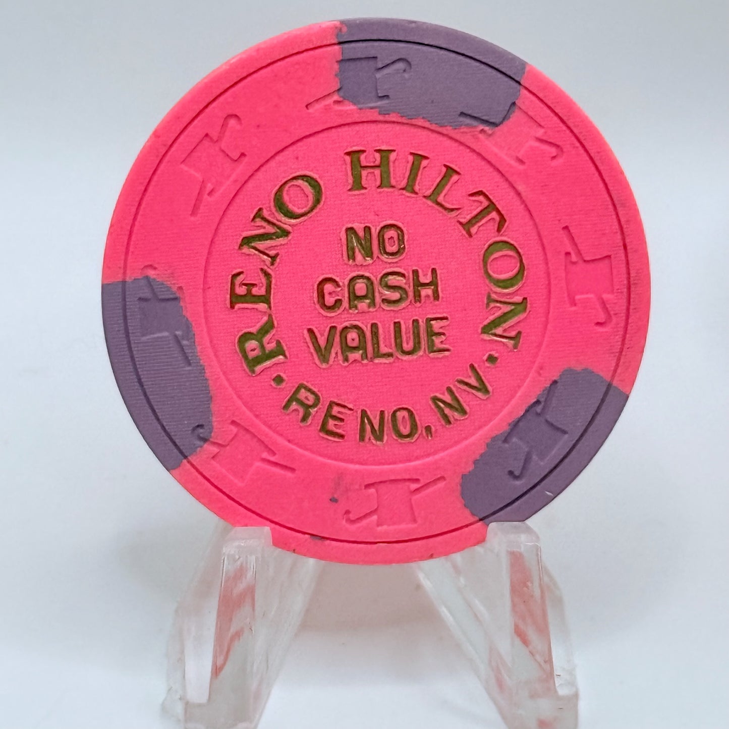 Hilton Reno Reno Nevada 1980s NCV Casino Chip N6881