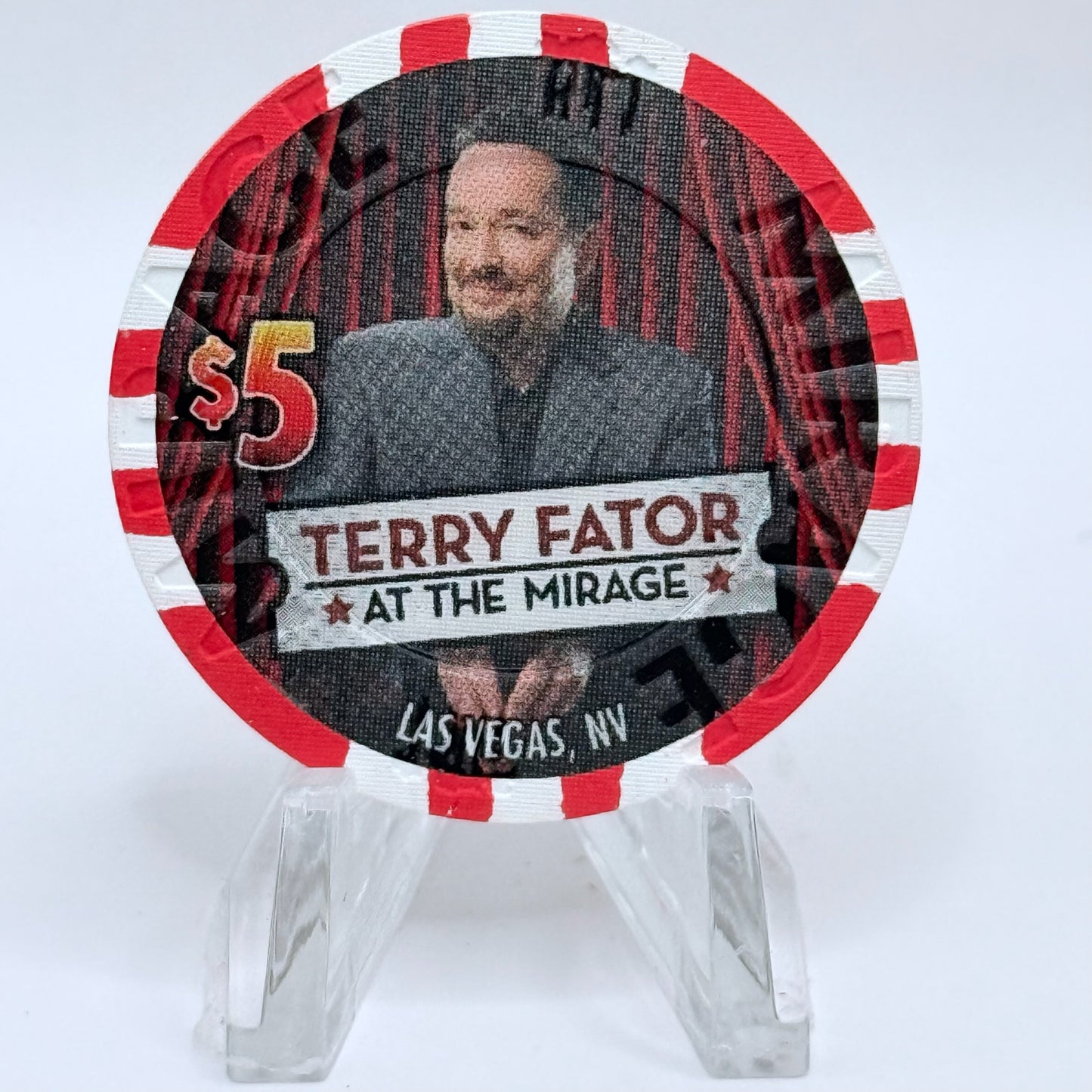 Mirage Las Vegas Nevada 2009 'Winston' Series 30 LE $5 Casino Chip E8170