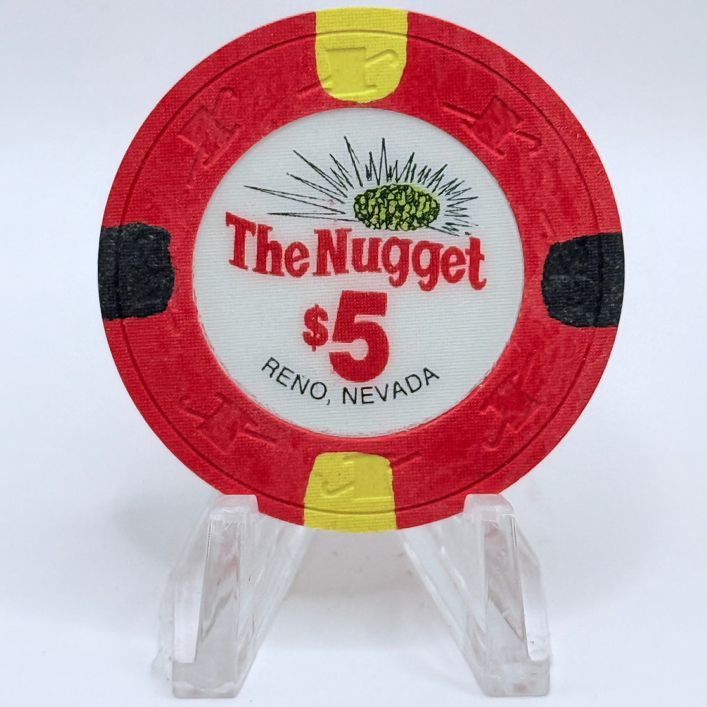 The Nugget Reno Nevada 1992 $5 Casino Chip N7744