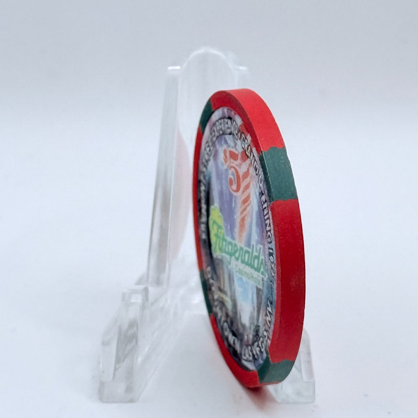 Fitzgeralds (Fitz) Las Vegas Nevada 1995 'Fremont Street Grand Opening' LE $5 Casino Chip N2340