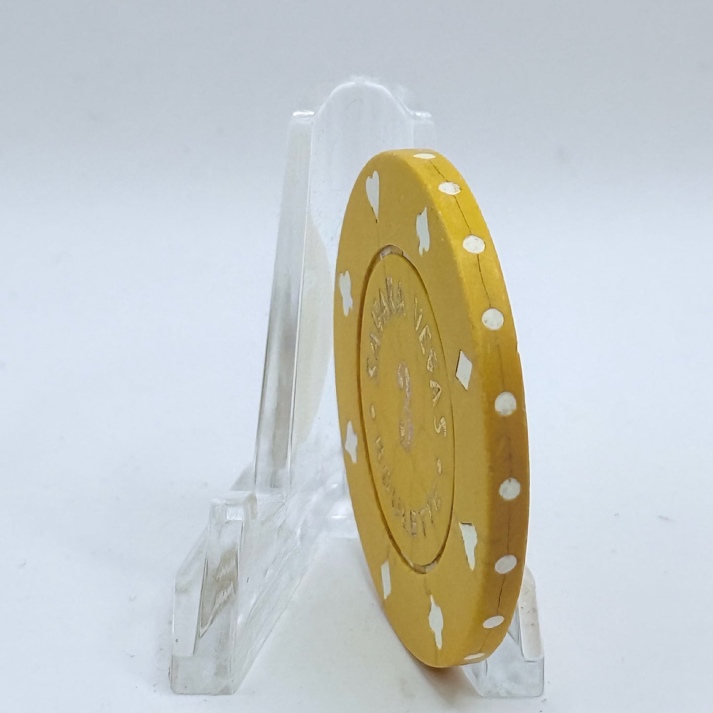 Sahara Las Vegas Nevada 1980s Series 403 Roulette Casino Chip V5437