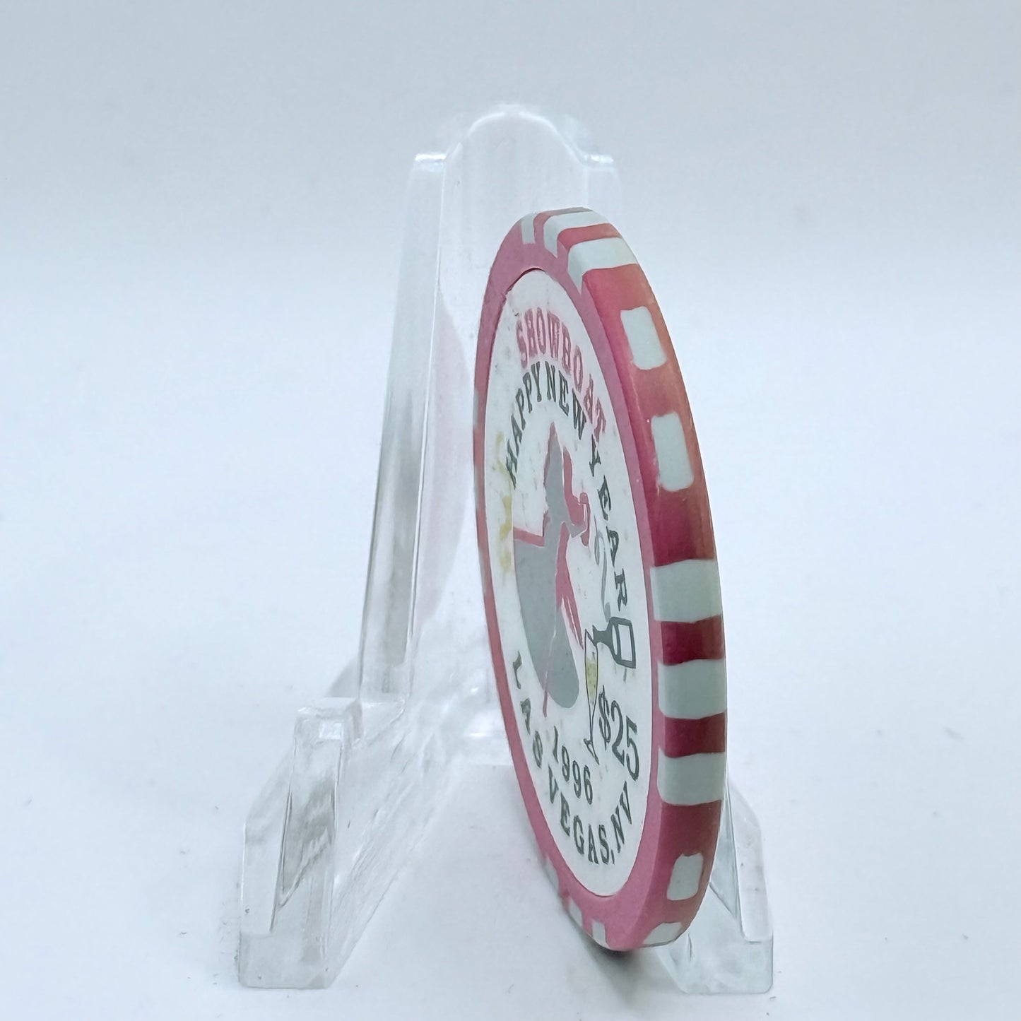 Showboat Las Vegas Nevada 1995 'Happy New Year' LE $25 Casino Chip N0507