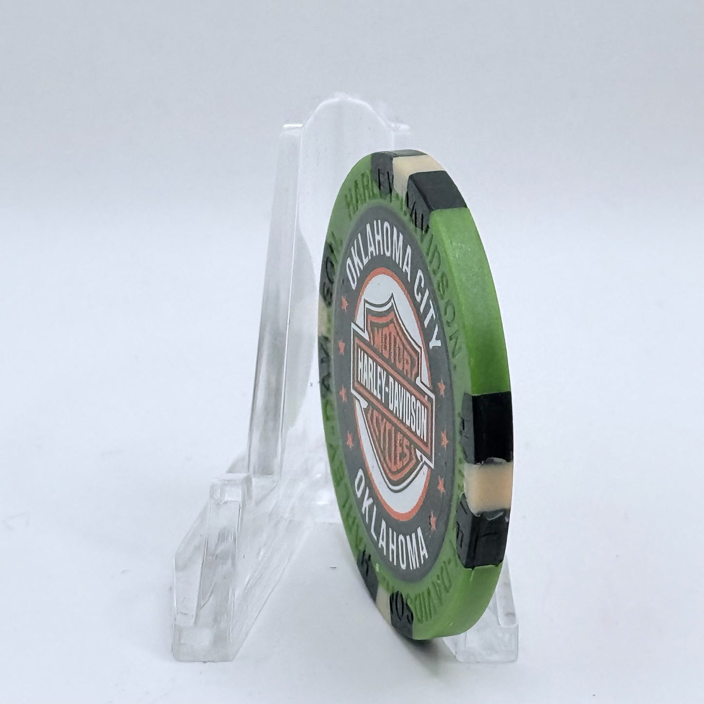 Harley-Davidson - World Oklahoma City Oklahoma Series 4 Advertising Chips