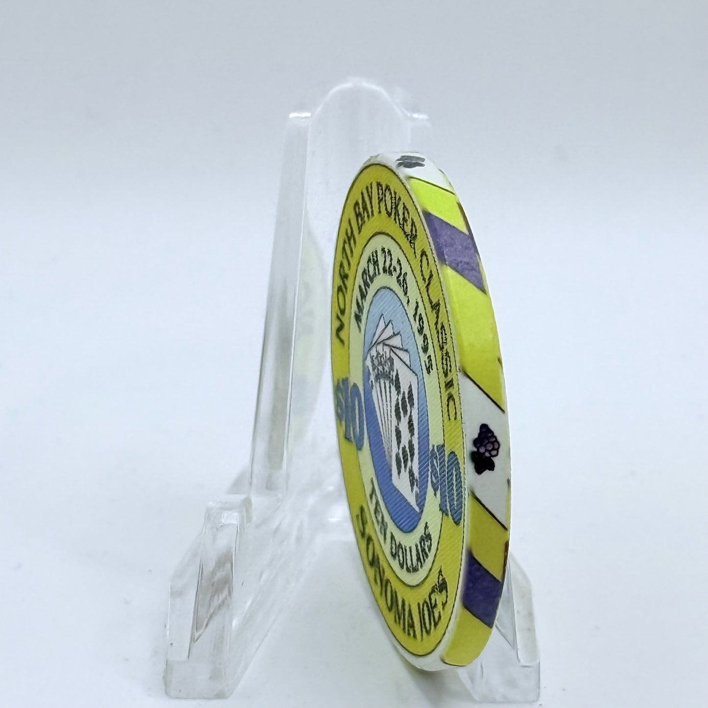 Sonoma Joe's Casino Petaluma California 1995 LE $10 Casino Chip