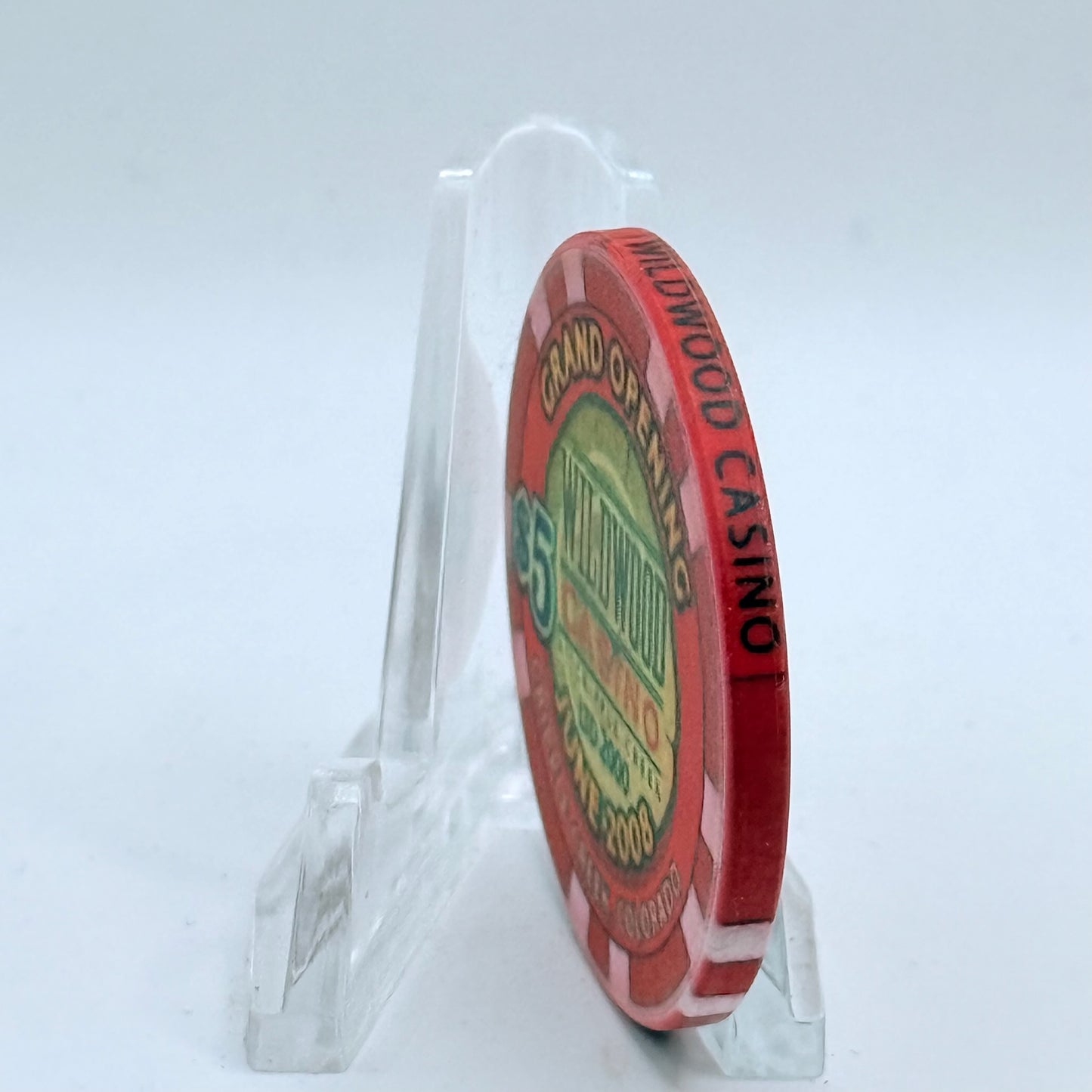 Wildwood Casino Cripple Creek Colorado 2008 'Grand Opening' LE $5 Casino Chip