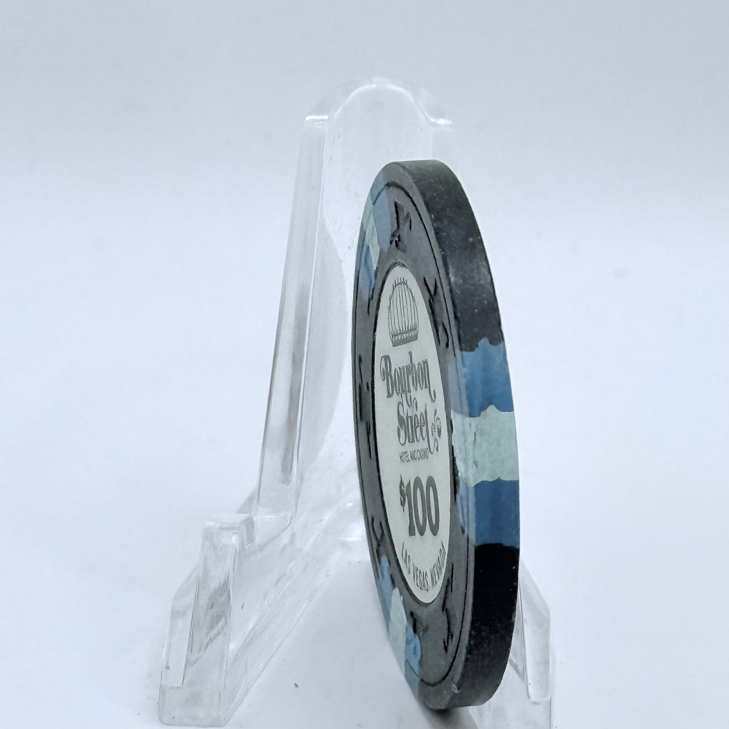 Bourbon Street Las Vegas Nevada 1985 $100 Casino Chip N2700