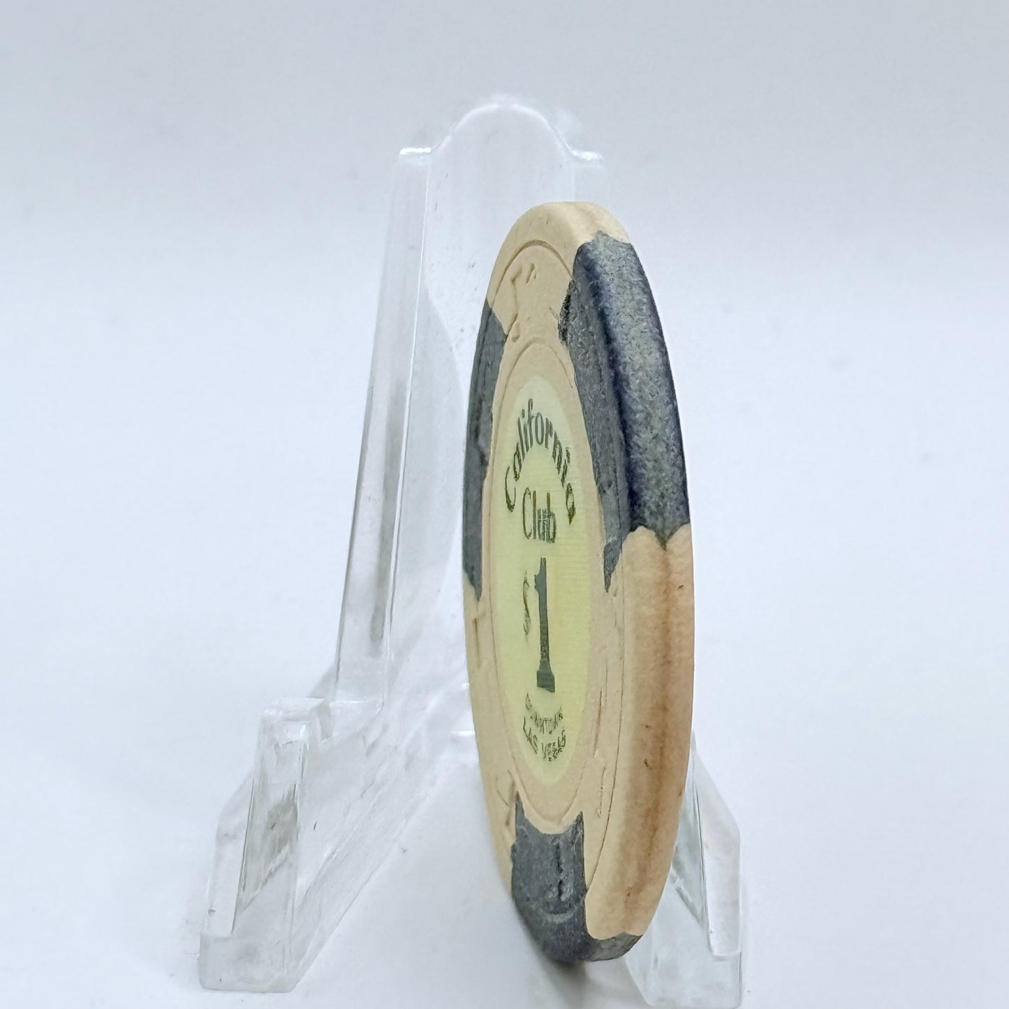 California Club Las Vegas Nevada 1961 LE $1 Casino Chip N1408