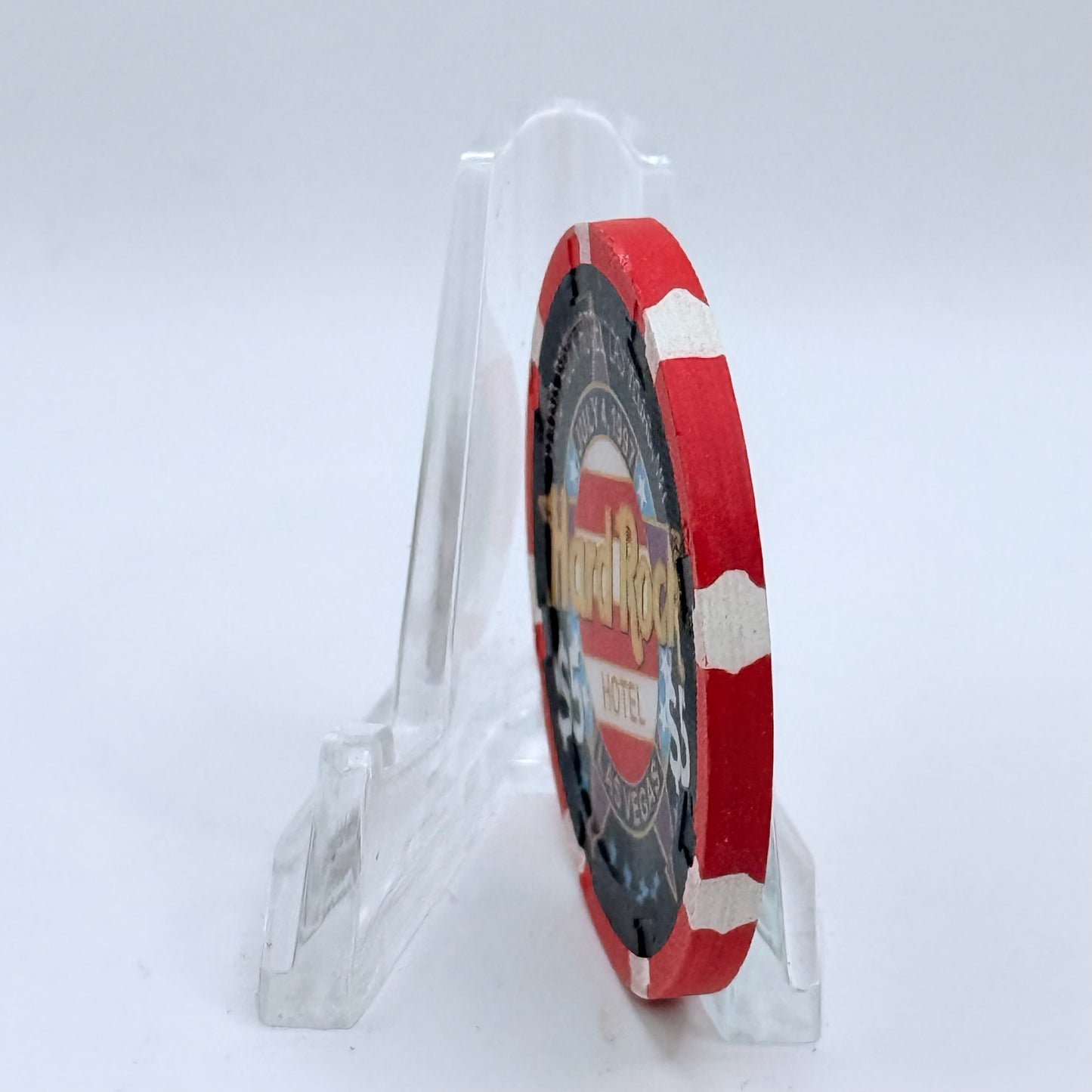 Hard Rock - Las Vegas Nevada 1997 'Independence Day' LE $5 Casino Chip N9854