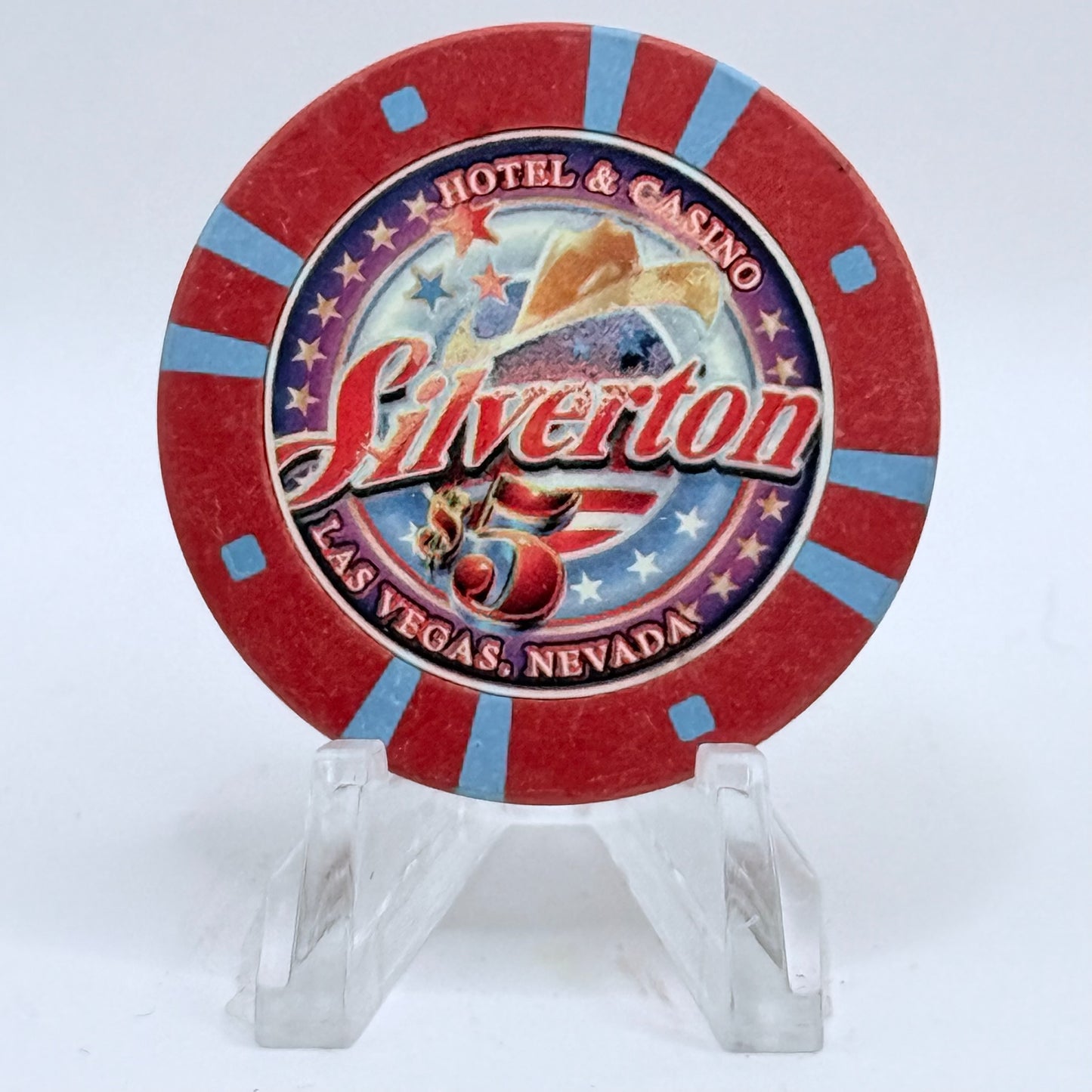 Silverton Las Vegas Nevada 2000 'New Year' LE $5 Casino Chip V7317