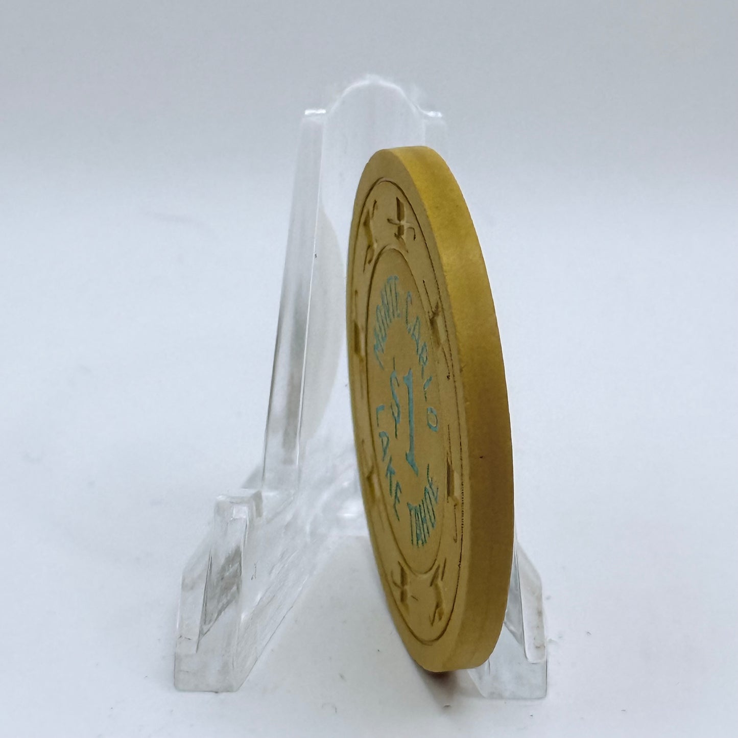 Monte Carlo Crystal Bay Nevada 1950s $1 Casino Chip N8773