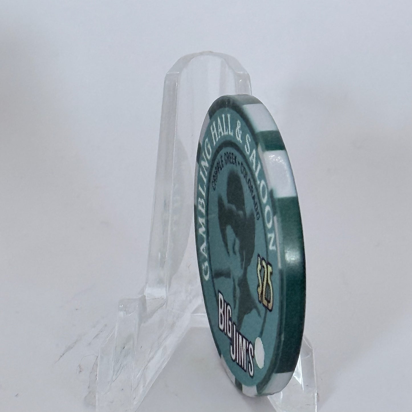 Big Jim's Gambling Hall & Saloon Cripple Creek Colorado 2011 Series 3 $25 Casino Chip