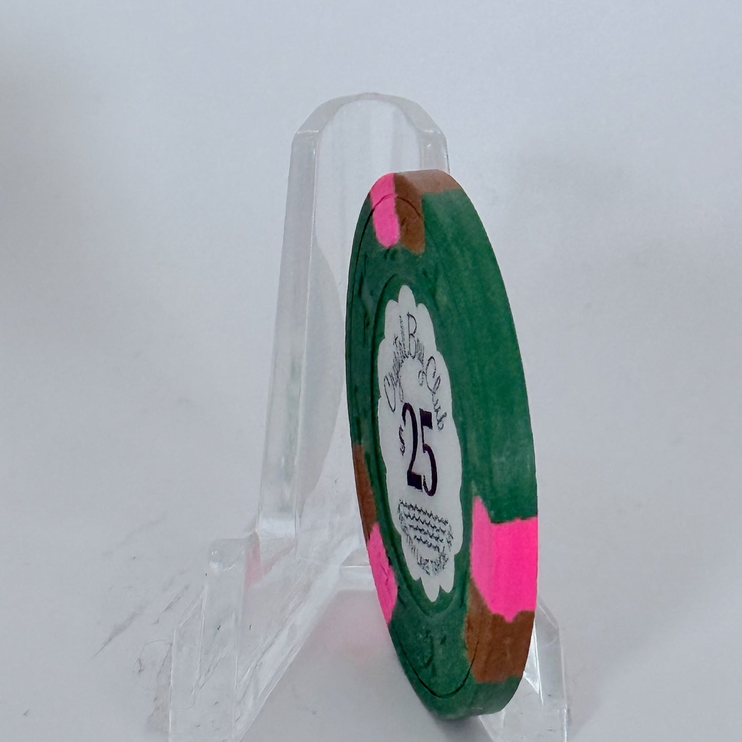 Crystal Bay Casino Crystal Bay Nevada 1970s $25 Casino Chip N2553